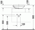 DuraStyle izlietne 43х43 cm 3