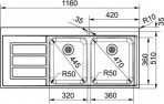 EOX 221 Slim Top virtuves izlietne 2