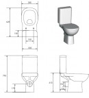 WC kompakts FACILE ar Soft Close vāku 3