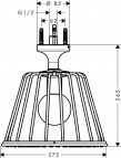 Axor LampShower/Nendo augšējā duša 2