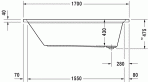 2nd floor vanna 170x75 cm 2