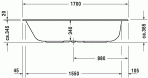 DuraStyle vanna 170x75 cm 2