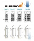 PURMO VKO gr. radiators 500x500 mm 11 tips,LEFT 2