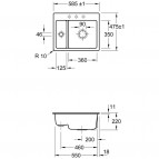 Subway 60 XM Flat virtuves izlietne  2