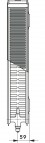 Vogel & Noot grīdas radiators 200x800 mm 22 tips 2