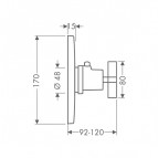 Axor Citterio termostats Highflow 2