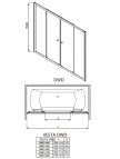 Vesta Шторки для ванны DW 160 2