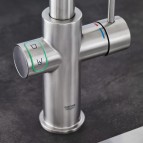 Grohe Blue Home virtuves maisītājs ar filtru un dzesētāju 13