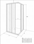 Solid SVH dušas stūris VK 80x80cm 3