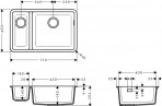 Virtuves izlietne S510-U635 SG 2