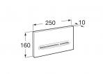 Roca In-Wall PL5 Dual flush spiedpoga, hroms 2