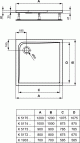 Ultra Flat  душевой поддон  100x100 2