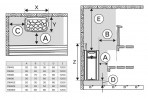 Elektriskā krāsns Harvia WALL 9.0 kW,400V 2