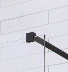 Душевая стенка Modo X Black II 125 cm, 10 mm стекло 2