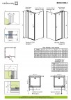 Душевая кабина Eos II KDJ 90x80 см, левая 6