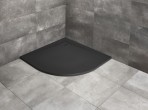 Kyntos A dušas paliktnis 100x100 cm, melns
