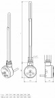 Regulējams sildelements MEG 300 W, hroms 4