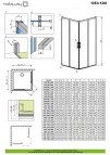 Dušas kabīne Idea KDD 120x120 cm 8