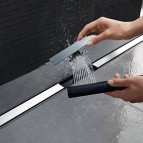 Geberit dušas kanāls CleanLine60 130 cm, pulēts tērauds/matēts tērauds 9