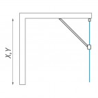 GDO1N+GBN dušas stūris 900x800 mm 6