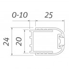 Duša stūris LYE4+LYE4 1000x1000 mm 3