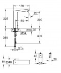 Eurocube E infra-red, izlietnes maisītājs, 6V, supersteel 4