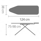 Gludināmas dēlis B, 124x38cm 25mm rāmis, Fresh Breeze 6