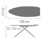 Gludināmais dēlis D, 135x45cm Parking Zone, Spring Bubbles 6