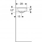 Geberit Xeno² izlietne, bez pārpl. caur. 40x28 cm 5