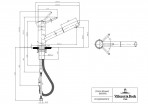 V&B Como Shower virtuves maisītājs, izvelkams,1jet,Stainless Steel p. 2