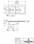 V&B Subway 60 virtuves izlietne, CERAMIC, 1000x510mm, manual (L) 5
