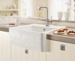 V&B Single-Bowl Sink virtuves izlietne, CERAMIC, 595x630mm, manual  3