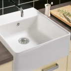 V&B Single-Bowl Sink virtuves izlietne, CERAMIC, 595x630mm, manual  6