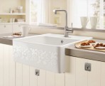 V&B Single-Bowl Sink virtuves izlietne, CERAMIC, 595x630mm, manual  2