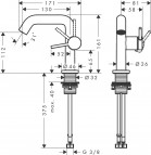 Tecturis S maisītājs 110 Fine CoolStart EcoSmart+ push-open, Wh. Matt 2