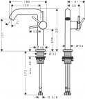 Tecturis S maisītājs 150 Fine CoolStart EcoSmart+ push-open, Bl. Matt 2