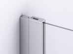 Pusapaļa dušas kabīne DIVERA 900x900 ar bīdāmām durvīm.  4