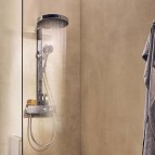 Rainfinity Showerpipe 250 1jet EcoSmart Dušas sistēma, hroms 3