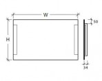 TANYA 60x80 Spogulis ar fona LED apgaismojumu. 3