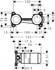 Hansgrohe Metropol izlietnes jaucējkrāns 225 mm, hroms 5