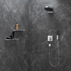 Hansgrohe Rainfinity Baton rokas duša 100 1jet, Matt Black 7