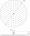 Ideal Standard Idealrain dušas galva 400 mm, Magnetic grey 2