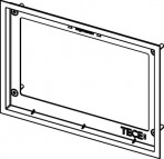 TECE dekoratīvs tualetes rāmis WC-montāžas rāmim, matēts 3