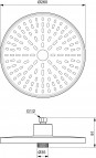  Idealrain ALU+ 2 funkciju dušas galva 260 mm, Melns matēts 6