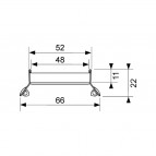 TECEdrainline flīzējamā tekne “plate II” dušai, taisna, 900 mm 3