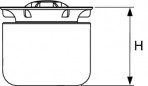 TECEdrainpoint S membrānas pretsmakas vārsts, 83 mm 2