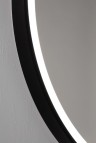 KAME ROUND BLACK Spogulis, 100 cm 4