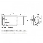 Zeneo Ūdens sildītājs V-200L horizontāls ar sauso sildelementu, balts 3