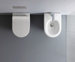 AXA Glomp WC piekaramais pods NO - RIM ar SC vāku, White Matt 2