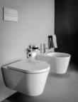 Laufen Kartell piekaramais WC pods Rimless/Silent Fush + SC vāks,balts 9